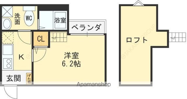 クレアシオン友井の間取り写真