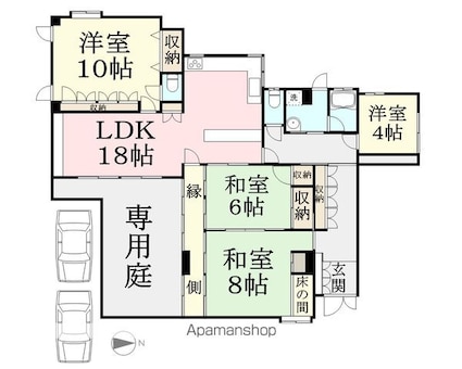 メゾン大岡[4LDK/124.36m2]の間取図