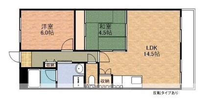 セリマンション[2LDK/58.32m2]の間取図