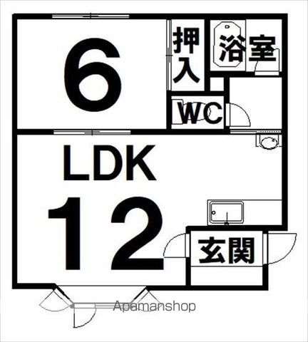 コーポルーセントの間取り写真