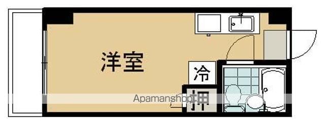 ライブタウン近見[1K/18m2]の間取図