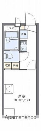 レオパレスキャッスル　Ｙ　Ｔ[1K/19.87m2]の間取図