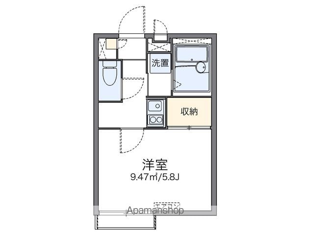 【レオパレス虹の間取り】