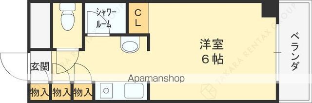 キューブ芦屋の間取り写真