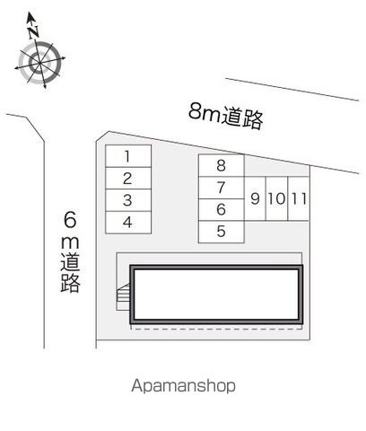 レオパレスイーストハイツ 206 ｜ 千葉県松戸市古ケ崎４丁目3619-2（賃貸アパート1K・2階・20.28㎡） その15