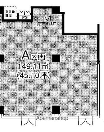 幕張ベイタウンマリンフォート[事務所/149.11m2]の間取図