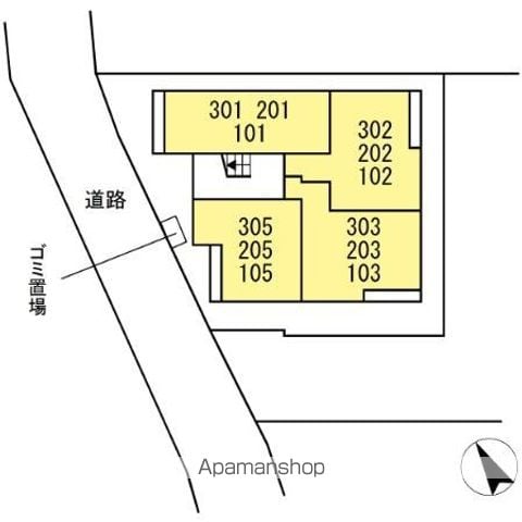 リベラマーロⅣ 302 ｜ 神奈川県藤沢市本鵠沼２丁目13-22-2（賃貸アパート1LDK・3階・41.41㎡） その16