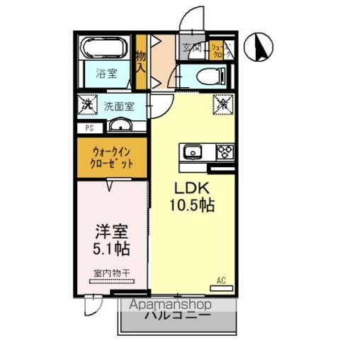 オリエンスの間取り写真