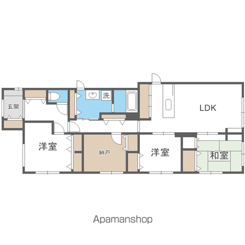 プランドール円山表参道の間取り写真