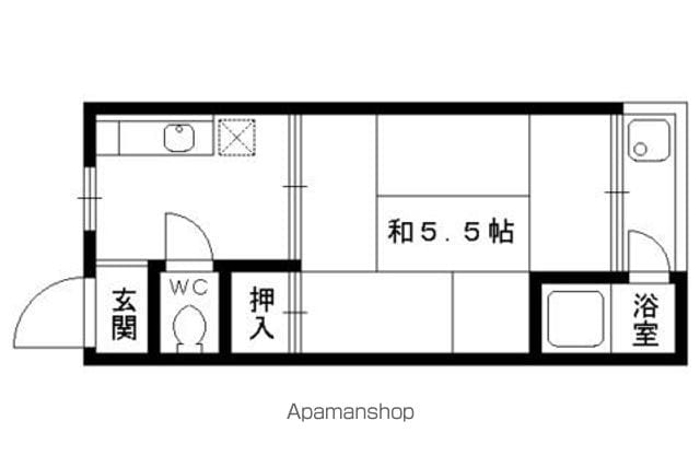 等持院マンションの間取り写真