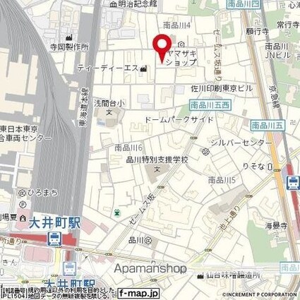 東京都品川区南品川４丁目[1K/21.02m2]の周辺