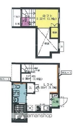 Ｖｅｎｕｓ－Ⅲ（ヴェニュス）[1R/23.64m2]の間取図