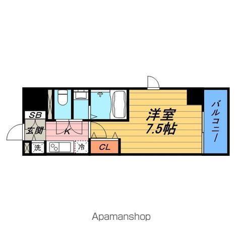 エスリード大手前の間取り写真