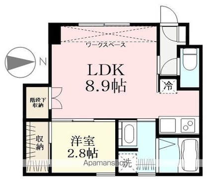 Ｂｅｌｌｅ　Ｆｏｒｅｔ栗森[1LDK/30.5m2]の間取図