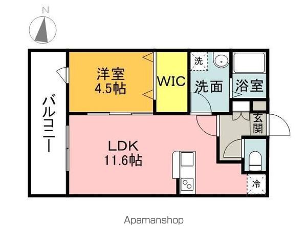 プライマリー直方の間取り写真