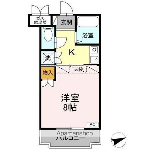 ヴィラソレイユの間取り写真