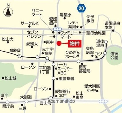 アーバン道後今市[1LDK/36.43m2]の外観7