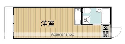 東京都杉並区阿佐谷南１丁目[1R/23m2]の間取図
