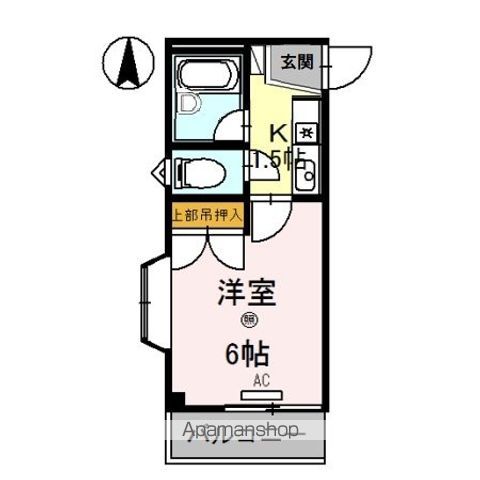 和歌山市手平のアパートの間取り