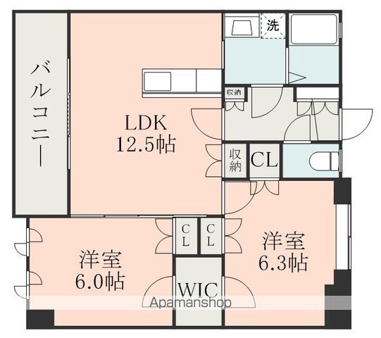 NICEマンション九品寺熊大医学部前の間取り写真