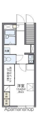 レオパレスウィング[1K/23.71m2]の間取図
