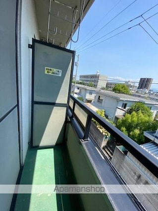 香川県高松市花園町１丁目[1K/20.59m2]のバルコニー