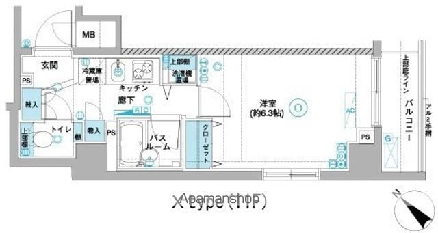 フェニックス横濱関内BAYGAIAの間取り写真