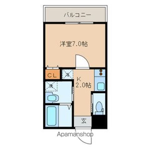 ロンデ西新宿の間取り