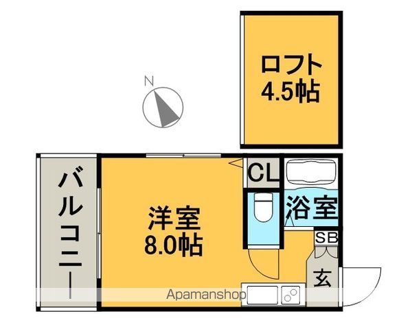 【エレガンテ薬院南の間取り】