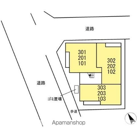 ＤーＰＡＩＮＡ東長沼 103 ｜ 東京都稲城市東長沼865-4（賃貸アパート1LDK・1階・37.96㎡） その13