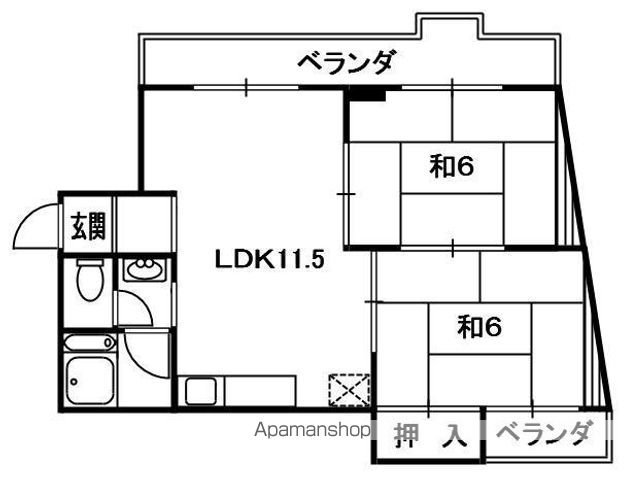 藤マンションの間取り写真