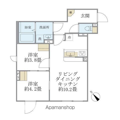 EXAM AKASAKAの間取り写真