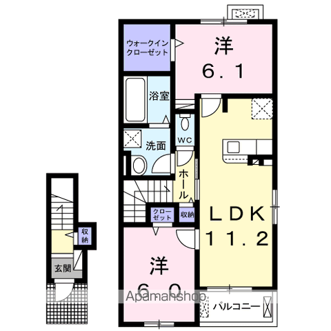 ルミエール イリゼの間取り
