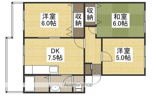 フラワーヒルズ井口の間取り写真