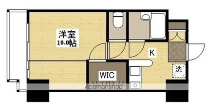 ラポール中島[1K/35.02m2]の間取図