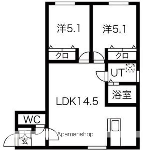 EFFICIENT N19の間取り写真