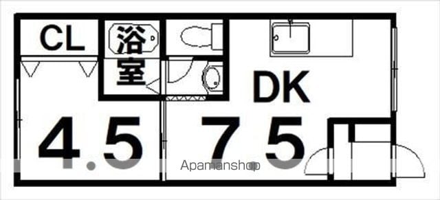 コスモハイツC棟の間取り写真