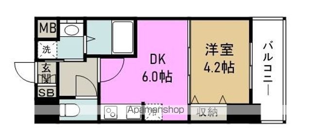 SーRESIDENCE阿波座WESTの間取り写真