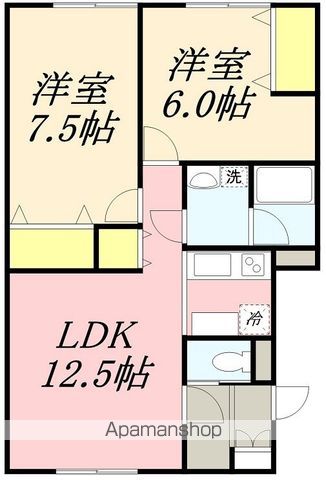 コーポマルゼンNo.3の間取り写真