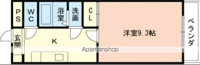 和歌山市狐島のマンションの間取り