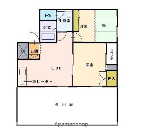 山陽本線 福山駅 徒歩15分 3階建 築24年の間取り写真