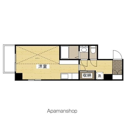 ファミーリエ昭和町[1R/27.94m2]の間取図