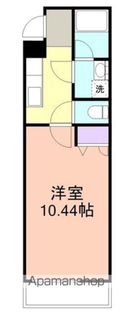和歌山県和歌山市今福５丁目[1K/30.26m2]の間取図