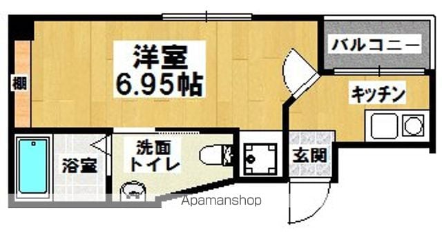 アバンサール遠里小野の間取り写真