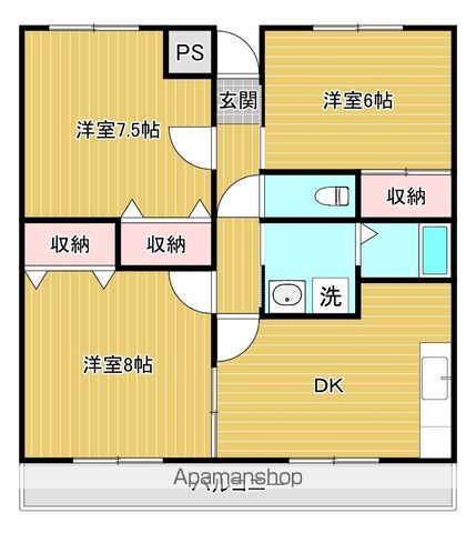 ハイウェイハイツの間取り写真