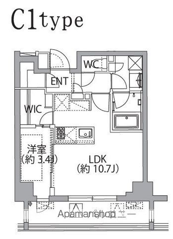 【レスピール蓮根の間取り】