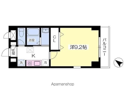 サンパーク妙典[1K/29.16m2]の間取図