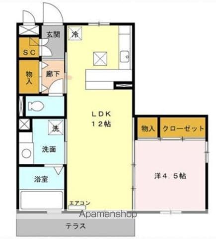 シャモニーの間取り写真