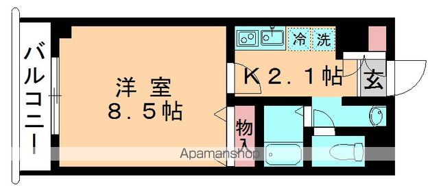 メゾンドコリーヌの間取り写真