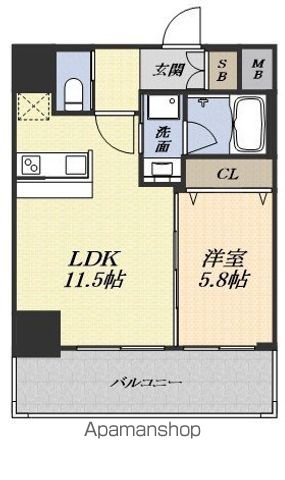 ORSUS新大阪の間取り写真